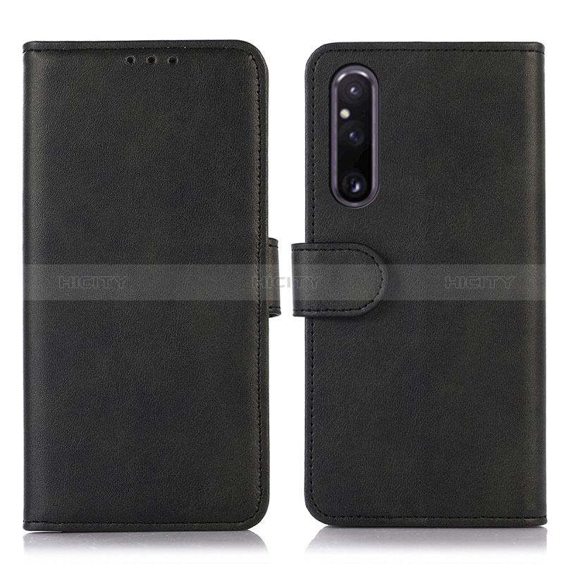 Custodia Portafoglio In Pelle Cover con Supporto D03Y per Sony Xperia 1 V