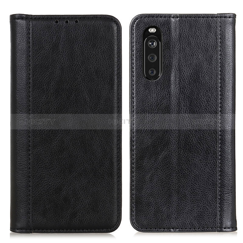 Custodia Portafoglio In Pelle Cover con Supporto D03Y per Sony Xperia 10 III