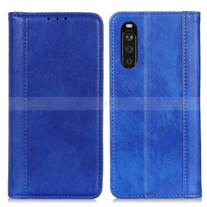 Custodia Portafoglio In Pelle Cover con Supporto D03Y per Sony Xperia 10 III Lite