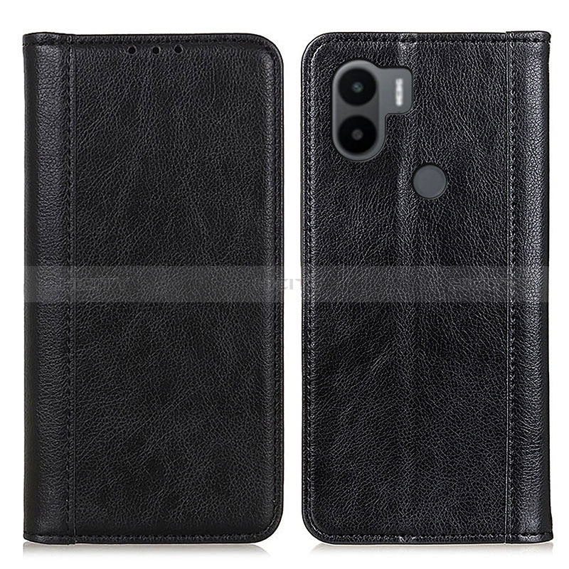 Custodia Portafoglio In Pelle Cover con Supporto D03Y per Xiaomi Redmi A1 Plus Nero