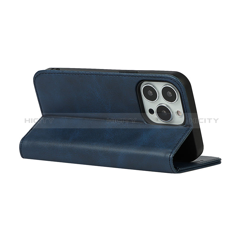 Custodia Portafoglio In Pelle Cover con Supporto D04T per Apple iPhone 13 Pro