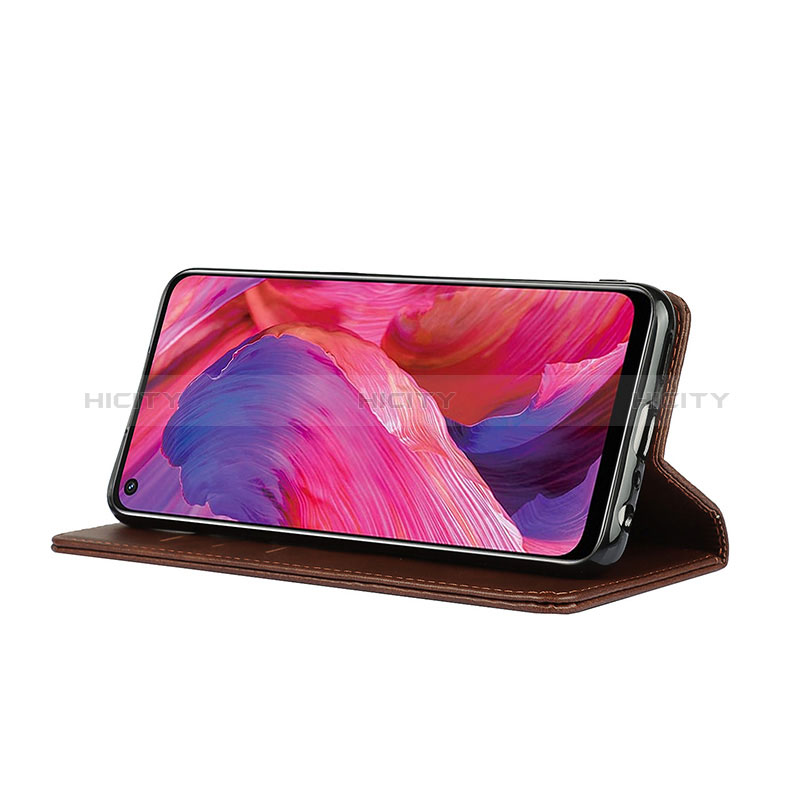 Custodia Portafoglio In Pelle Cover con Supporto D04T per Oppo A74 5G