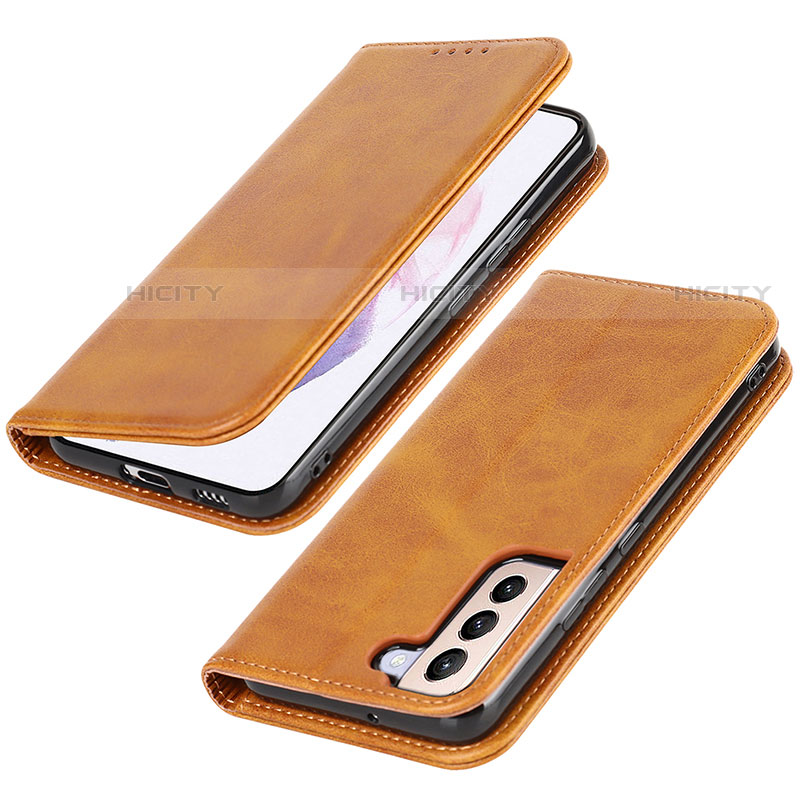 Custodia Portafoglio In Pelle Cover con Supporto D04T per Samsung Galaxy S22 5G