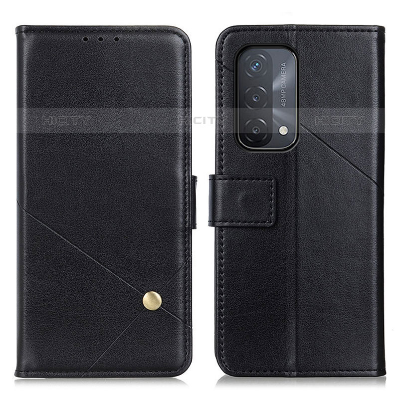 Custodia Portafoglio In Pelle Cover con Supporto D04Y per OnePlus Nord N200 5G Nero