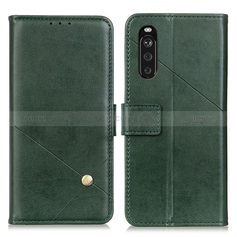 Custodia Portafoglio In Pelle Cover con Supporto D04Y per Sony Xperia 10 III Lite