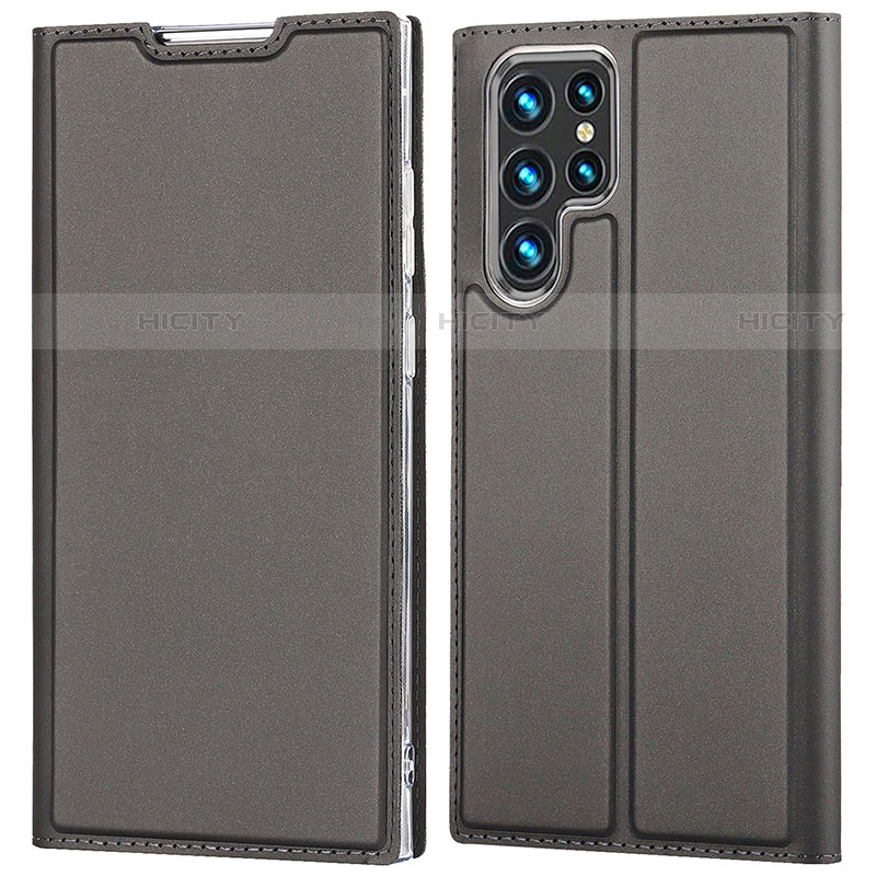 Custodia Portafoglio In Pelle Cover con Supporto D05T per Samsung Galaxy S22 Ultra 5G Nero