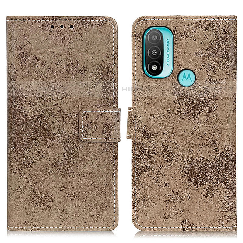 Custodia Portafoglio In Pelle Cover con Supporto D05Y per Motorola Moto E40