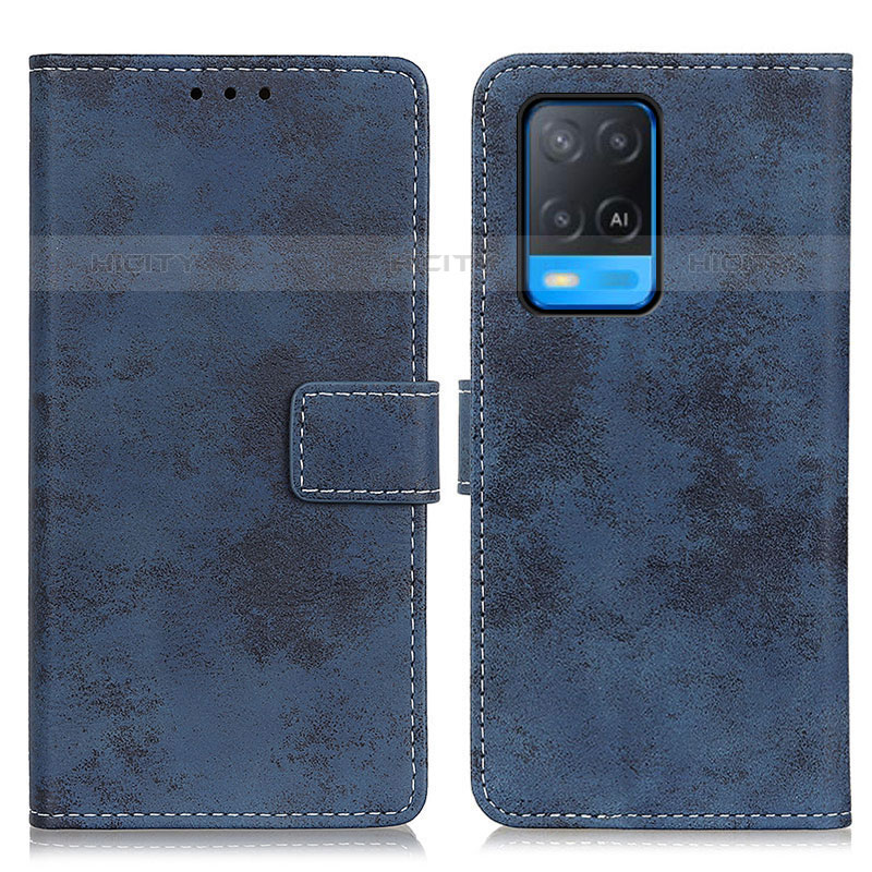 Custodia Portafoglio In Pelle Cover con Supporto D05Y per Oppo A54 4G