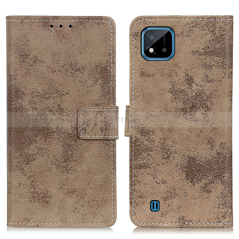 Custodia Portafoglio In Pelle Cover con Supporto D05Y per Realme C11 (2021)