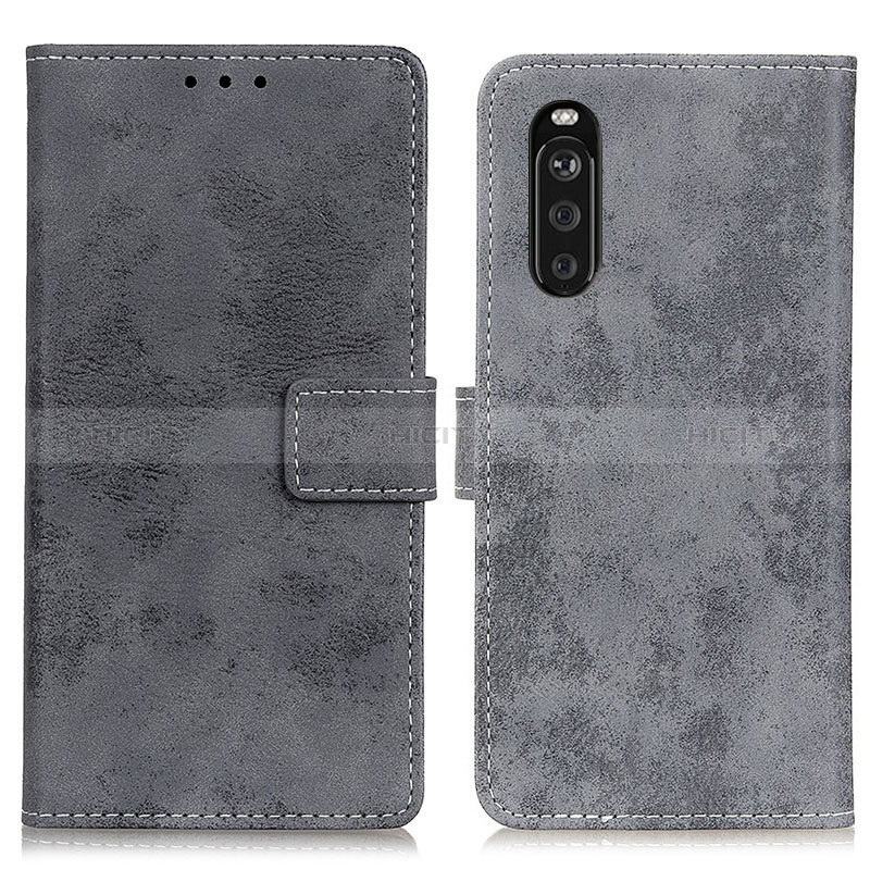 Custodia Portafoglio In Pelle Cover con Supporto D05Y per Sony Xperia 10 III Lite