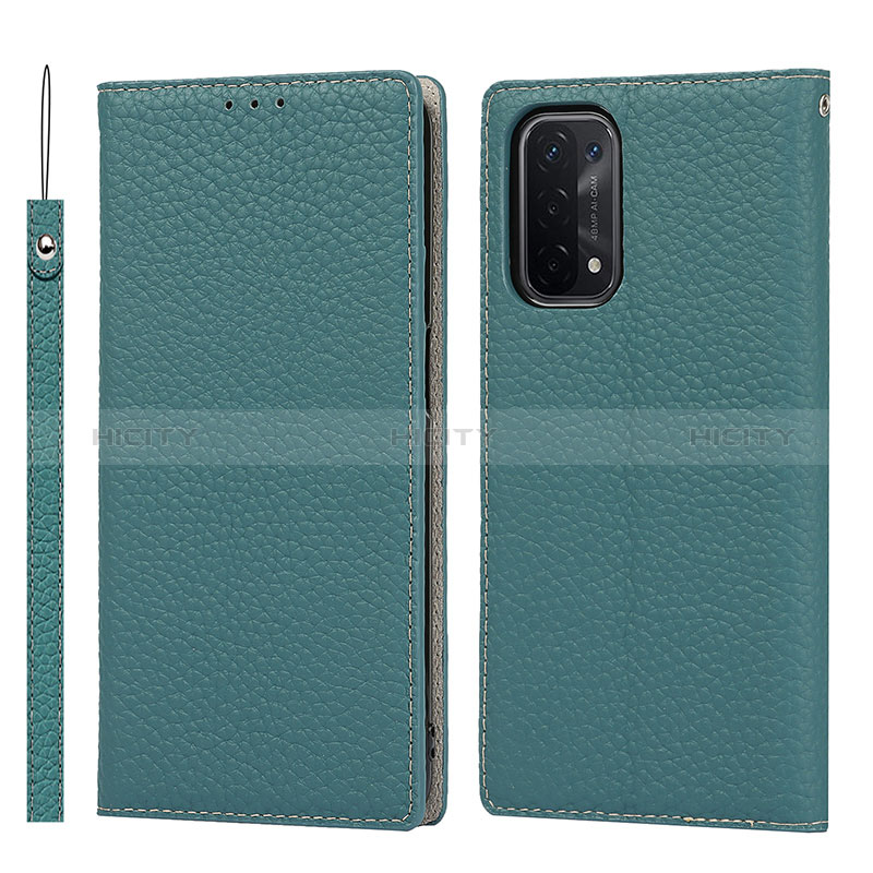 Custodia Portafoglio In Pelle Cover con Supporto D06T per Oppo A74 5G