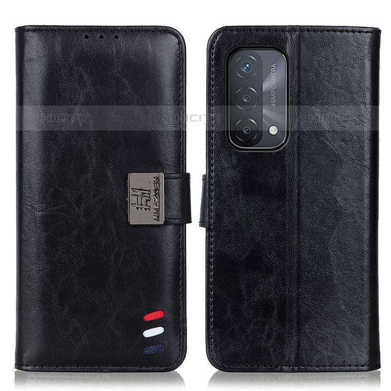 Custodia Portafoglio In Pelle Cover con Supporto D06Y per OnePlus Nord N200 5G Nero