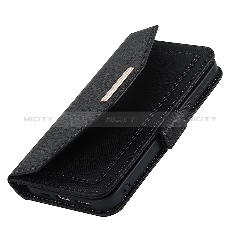 Custodia Portafoglio In Pelle Cover con Supporto D07T per Apple iPhone 15 Plus