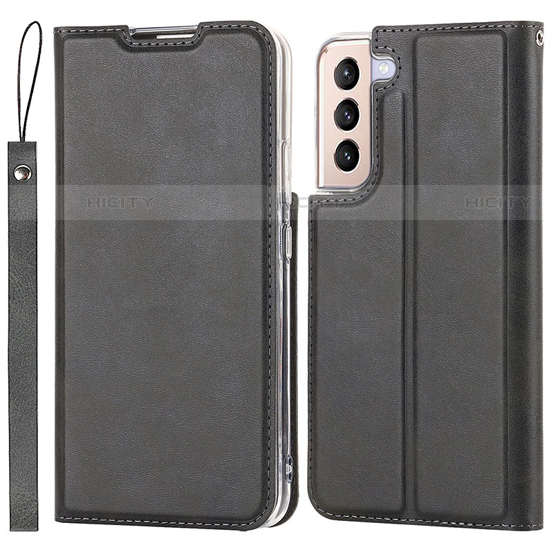 Custodia Portafoglio In Pelle Cover con Supporto D07T per Samsung Galaxy S21 Plus 5G Nero