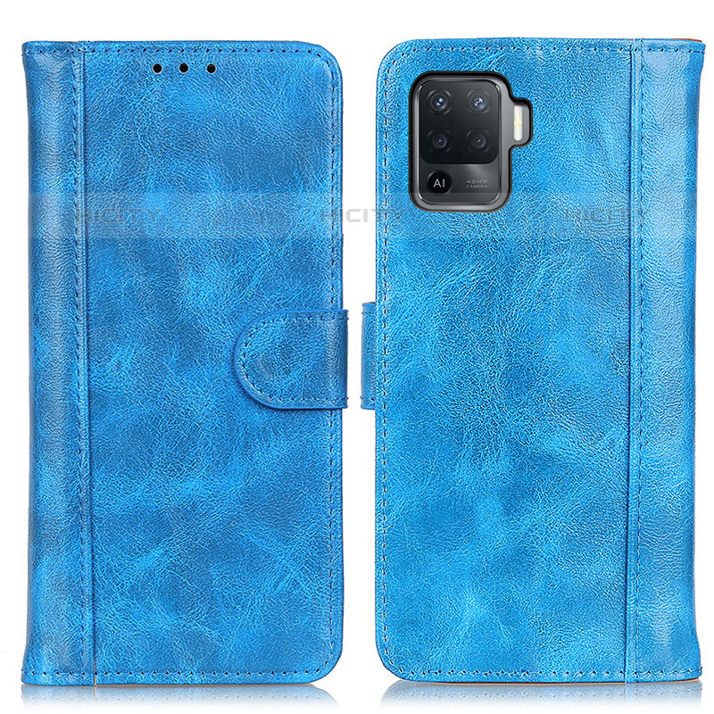 Custodia Portafoglio In Pelle Cover con Supporto D07Y per Oppo Reno5 F