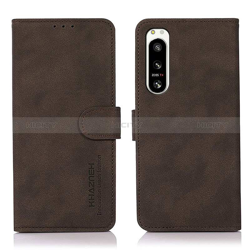 Custodia Portafoglio In Pelle Cover con Supporto D08Y per Sony Xperia 5 IV