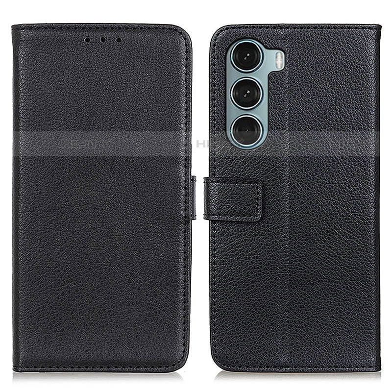 Custodia Portafoglio In Pelle Cover con Supporto D09Y per Motorola Moto Edge S30 5G Nero