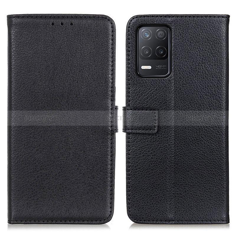 Custodia Portafoglio In Pelle Cover con Supporto D09Y per Realme 8s 5G Nero