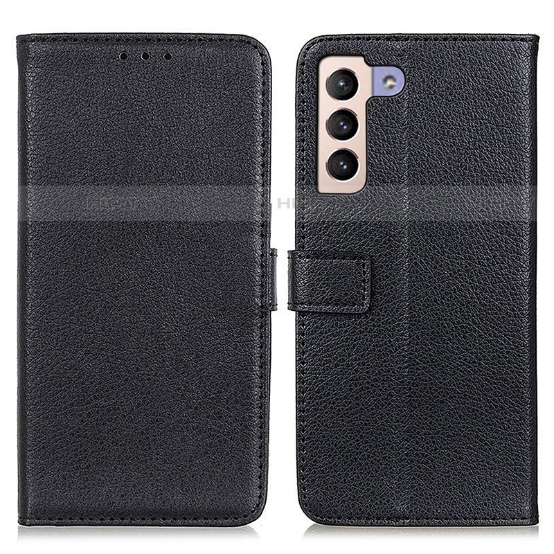 Custodia Portafoglio In Pelle Cover con Supporto D09Y per Samsung Galaxy S21 5G Nero