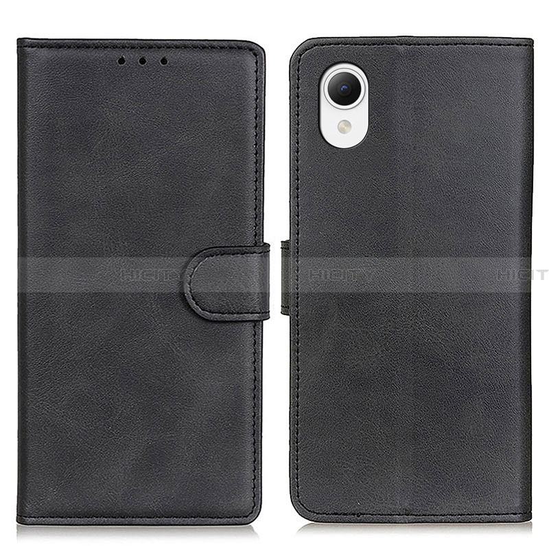 Custodia Portafoglio In Pelle Cover con Supporto D10Y per Samsung Galaxy A23 5G SC-56C Nero