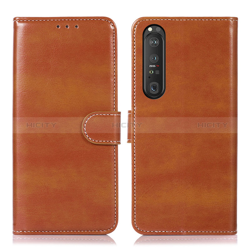 Custodia Portafoglio In Pelle Cover con Supporto D10Y per Sony Xperia 1 III