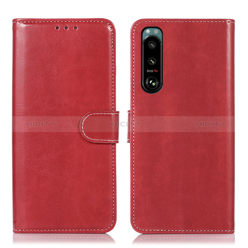 Custodia Portafoglio In Pelle Cover con Supporto D10Y per Sony Xperia 5 III