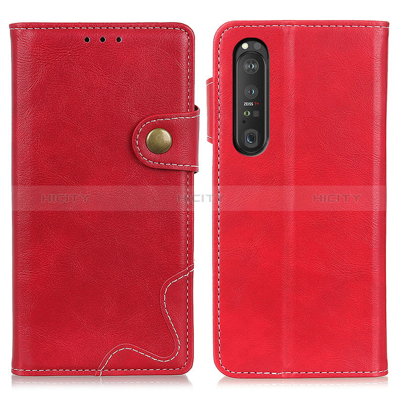 Custodia Portafoglio In Pelle Cover con Supporto D11Y per Sony Xperia 1 III