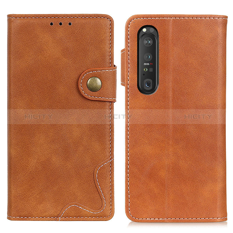 Custodia Portafoglio In Pelle Cover con Supporto D11Y per Sony Xperia 1 III