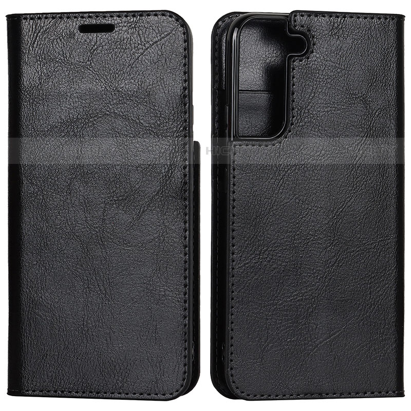 Custodia Portafoglio In Pelle Cover con Supporto D13T per Samsung Galaxy S21 FE 5G Nero