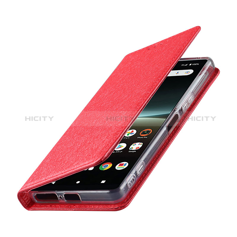 Custodia Portafoglio In Pelle Cover con Supporto DT1 per Sony Xperia 5 IV