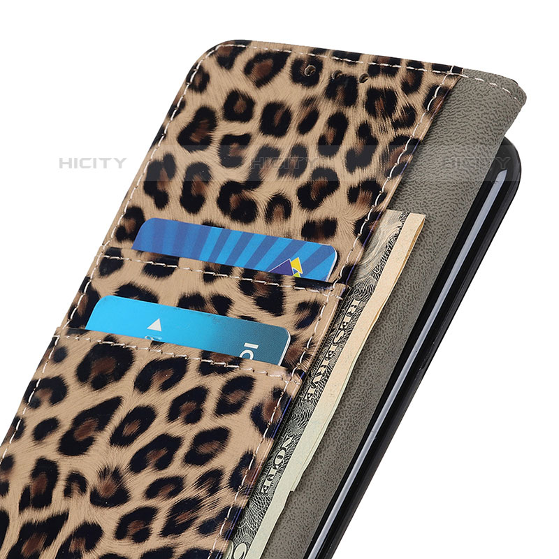 Custodia Portafoglio In Pelle Cover con Supporto DY01 per Google Pixel 8 5G Marrone