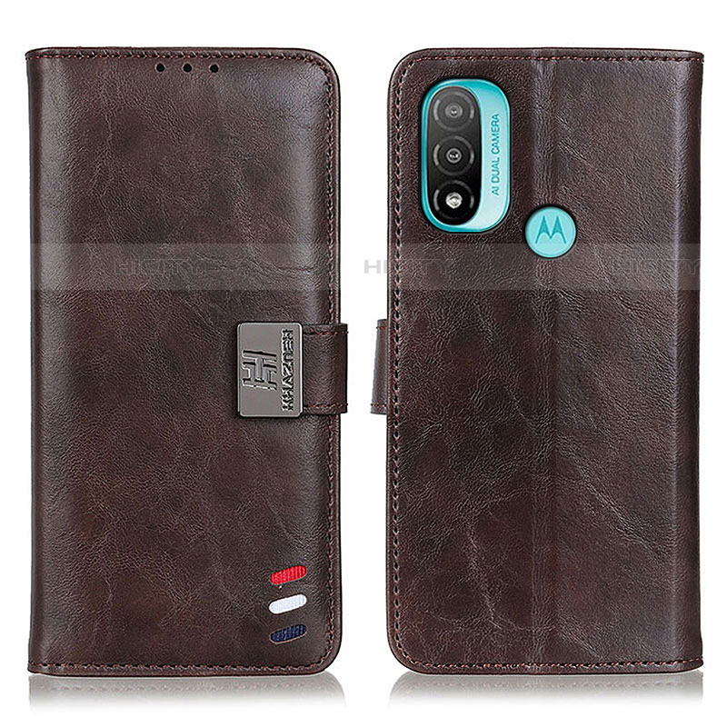 Custodia Portafoglio In Pelle Cover con Supporto DY01 per Motorola Moto E40