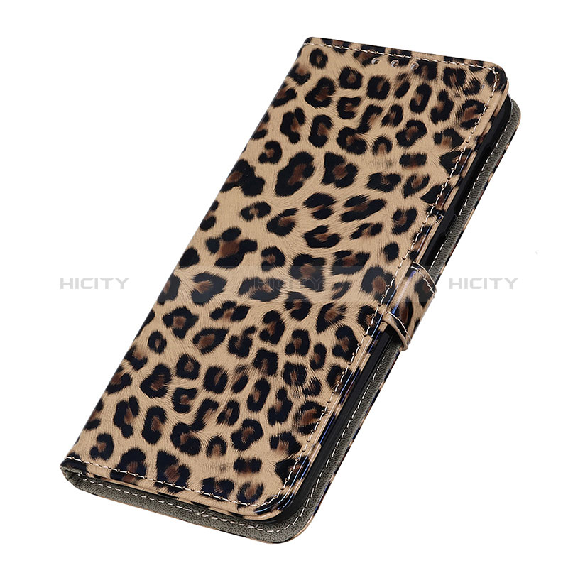 Custodia Portafoglio In Pelle Cover con Supporto DY01 per Xiaomi Poco M5 4G Marrone