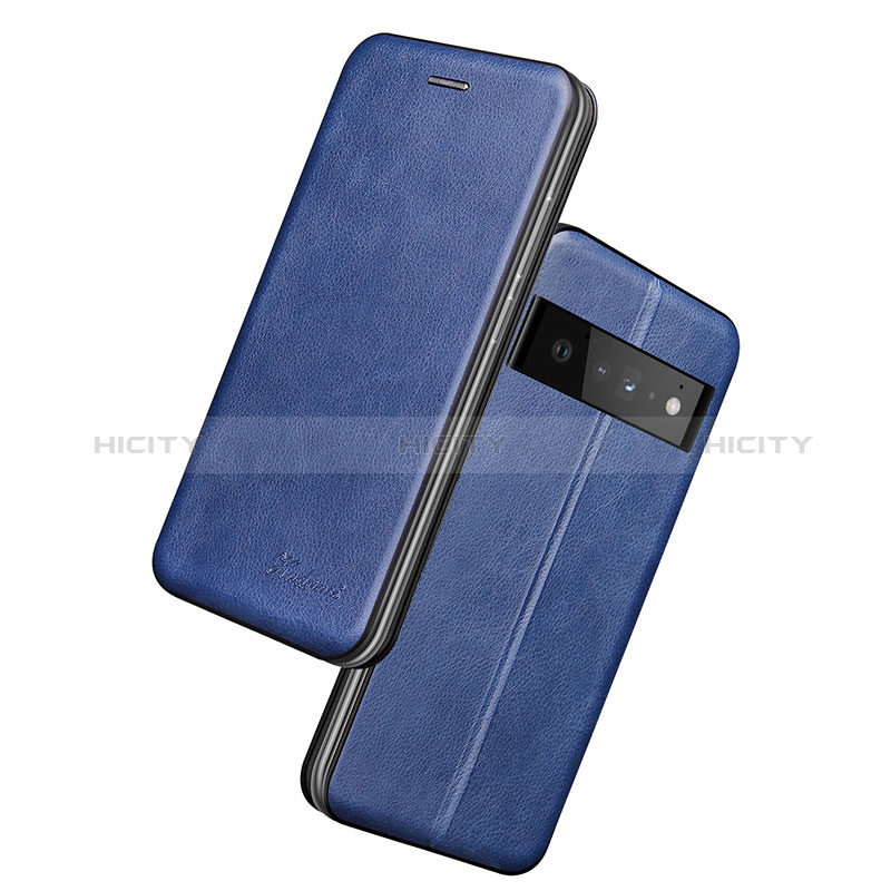 Custodia Portafoglio In Pelle Cover con Supporto H01D per Google Pixel 6 Pro 5G