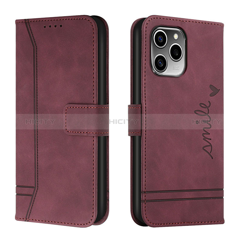 Custodia Portafoglio In Pelle Cover con Supporto H01X per Huawei Honor 60 SE 5G