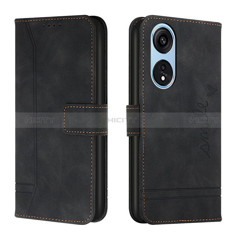 Custodia Portafoglio In Pelle Cover con Supporto H01X per Huawei Honor X5 Plus Nero