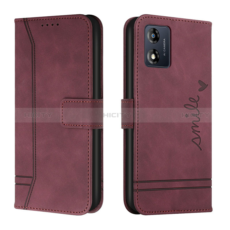 Custodia Portafoglio In Pelle Cover con Supporto H01X per Motorola Moto E13