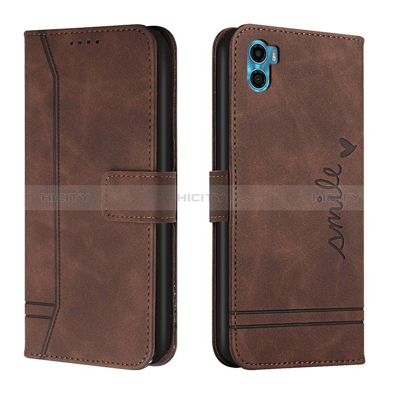 Custodia Portafoglio In Pelle Cover con Supporto H01X per Motorola Moto E22S