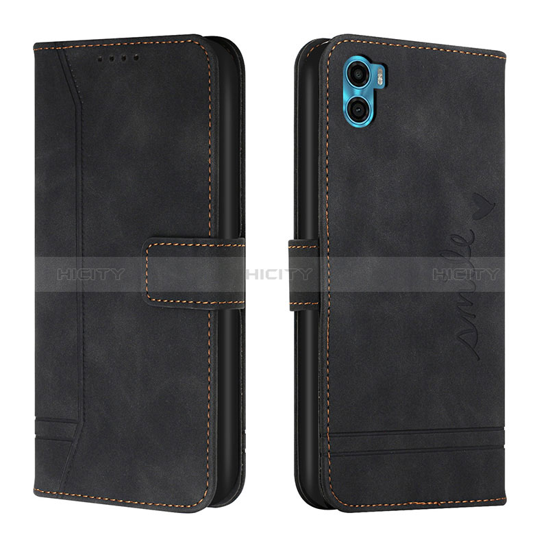 Custodia Portafoglio In Pelle Cover con Supporto H01X per Motorola Moto E22S