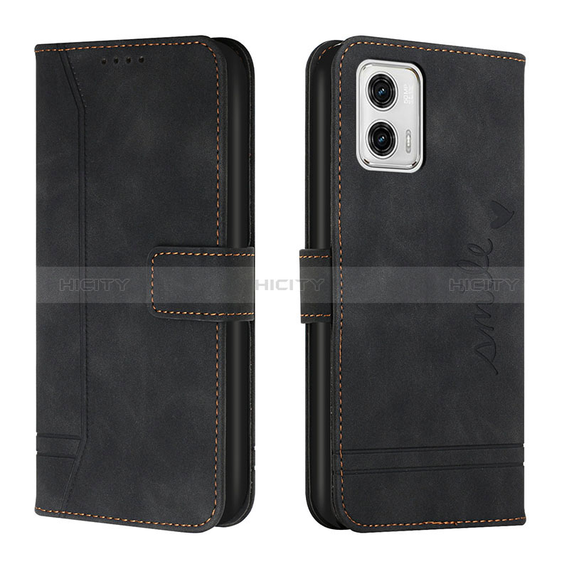 Custodia Portafoglio In Pelle Cover con Supporto H01X per Motorola Moto G73 5G