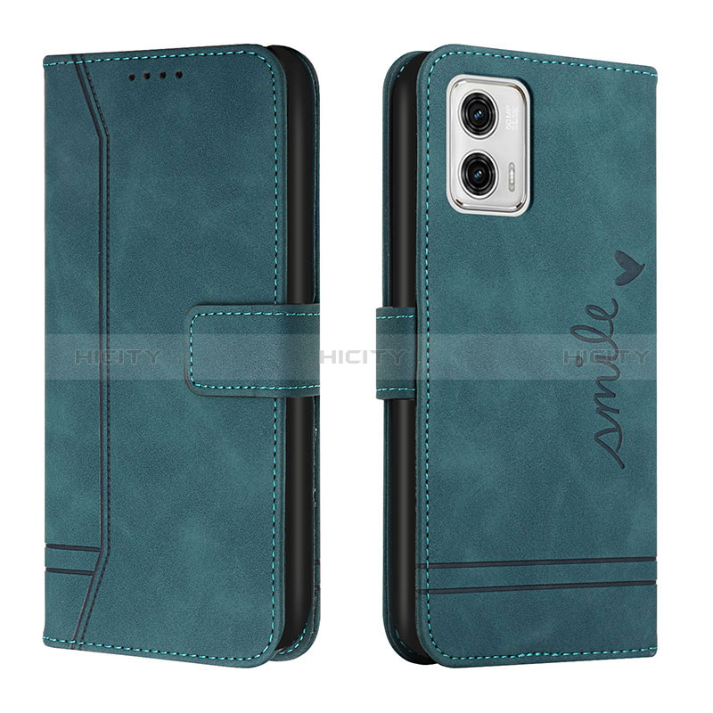 Custodia Portafoglio In Pelle Cover con Supporto H01X per Motorola Moto G73 5G