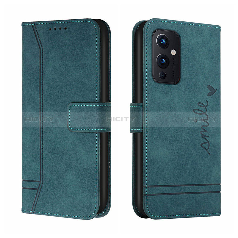 Custodia Portafoglio In Pelle Cover con Supporto H01X per OnePlus 9 5G