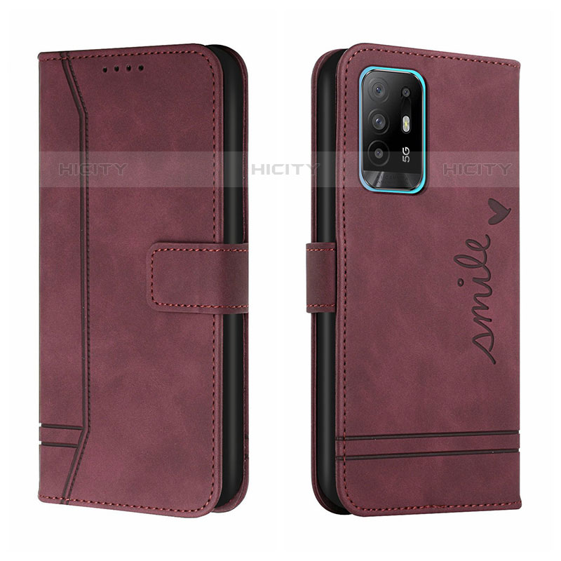 Custodia Portafoglio In Pelle Cover con Supporto H01X per Oppo A94 5G