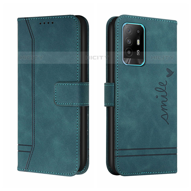 Custodia Portafoglio In Pelle Cover con Supporto H01X per Oppo A94 5G