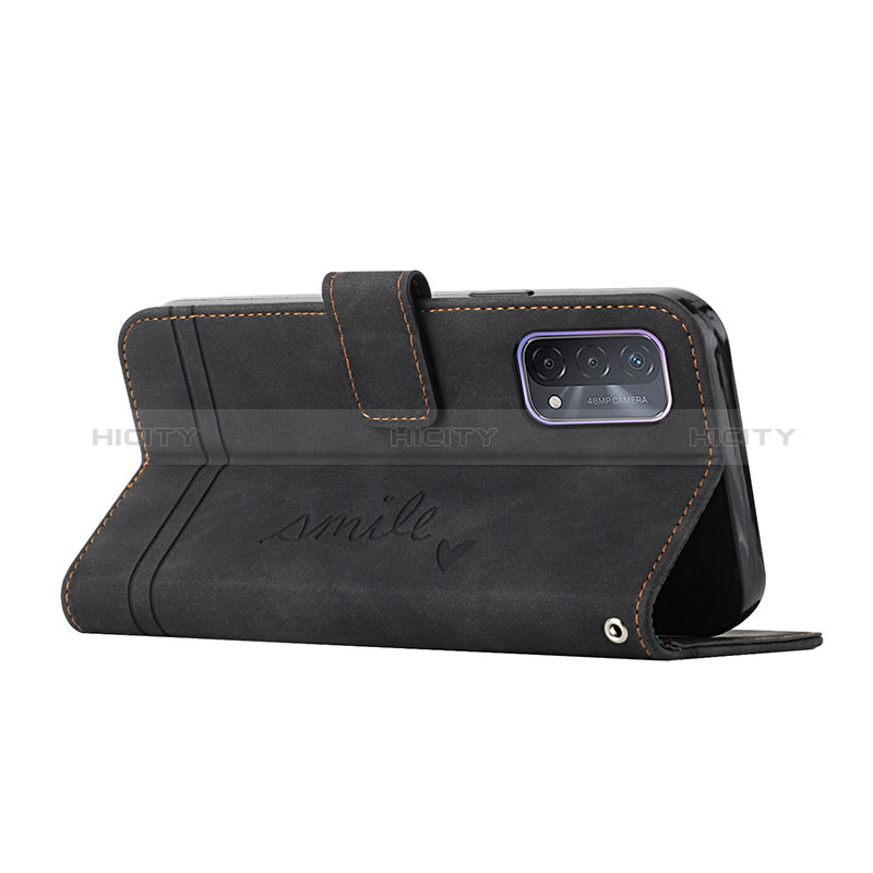 Custodia Portafoglio In Pelle Cover con Supporto H01X per Oppo A95 4G