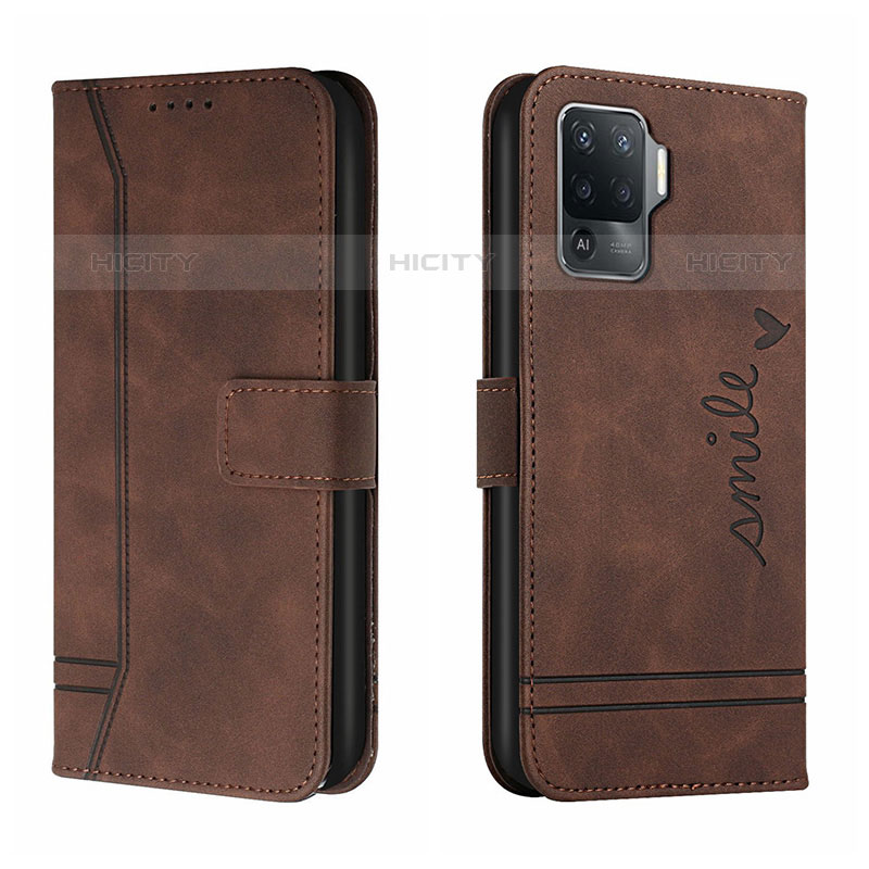 Custodia Portafoglio In Pelle Cover con Supporto H01X per Oppo Reno5 F