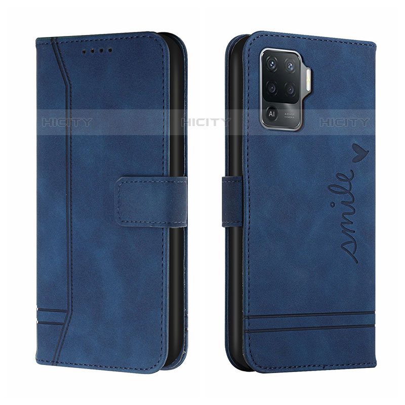 Custodia Portafoglio In Pelle Cover con Supporto H01X per Oppo Reno5 F