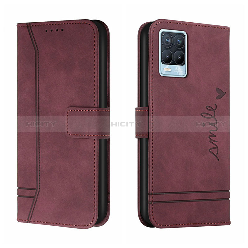 Custodia Portafoglio In Pelle Cover con Supporto H01X per Realme 8 Pro