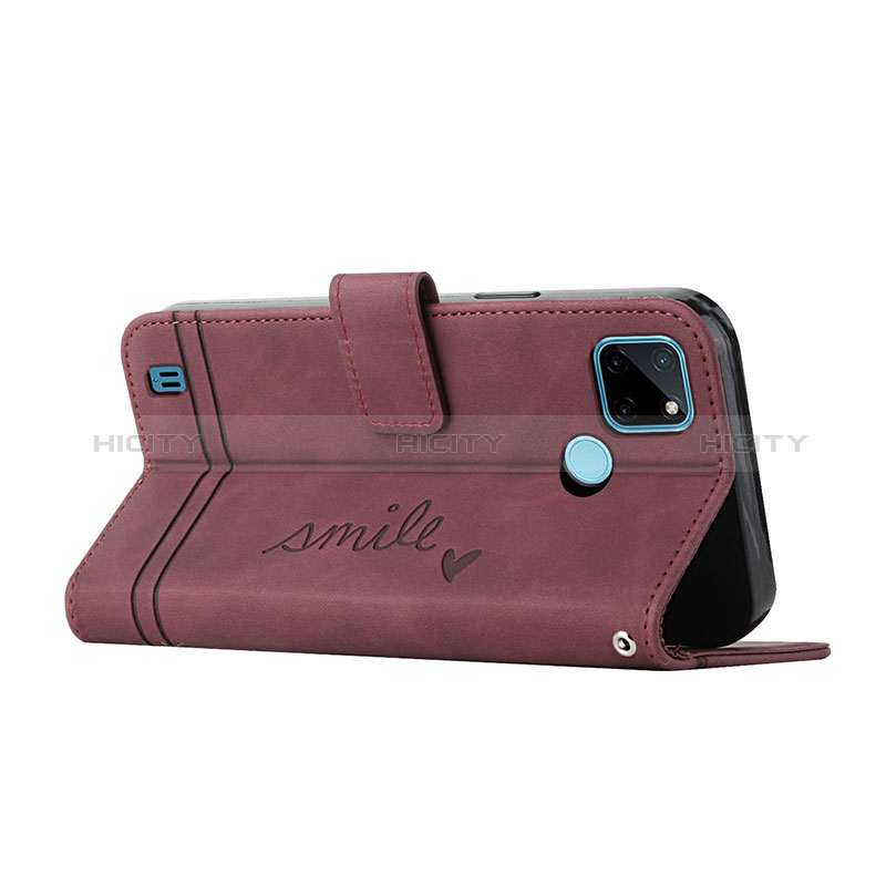 Custodia Portafoglio In Pelle Cover con Supporto H01X per Realme C21Y