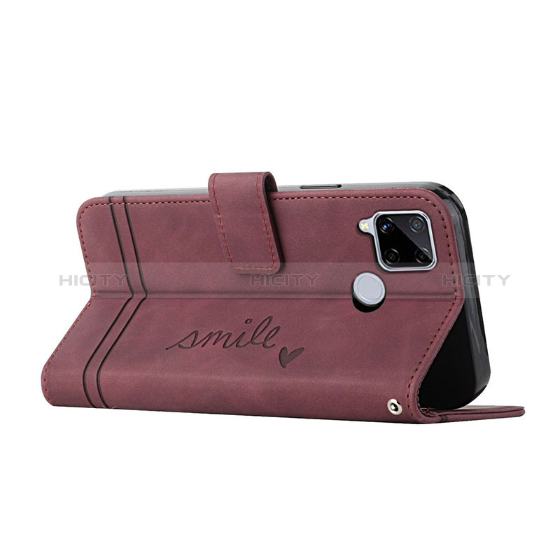 Custodia Portafoglio In Pelle Cover con Supporto H01X per Realme C25S